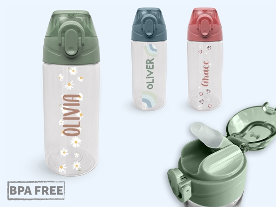 Water Bottle with Name and Design