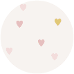 Hearts Pastel AOP
