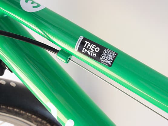 QR-Name Stickers
