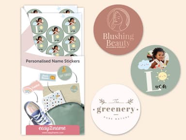 Design your own round stickers