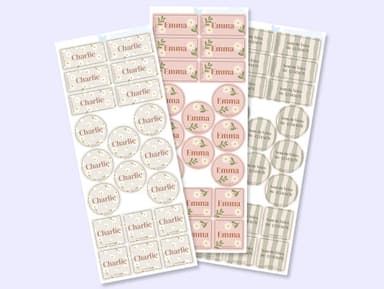 Clothing Sticker Value Set - Design