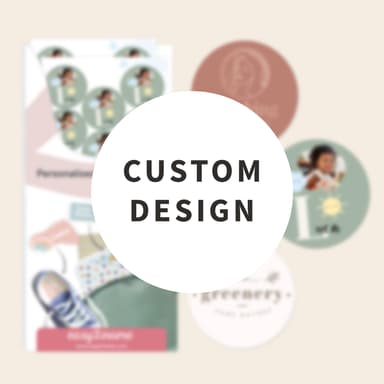 Design your own round stickers