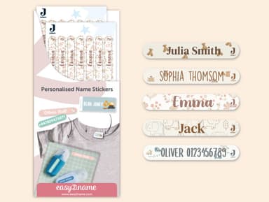 Small Name Stickers - Jollein