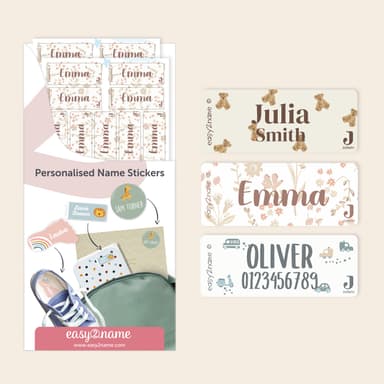 Small Name Stickers - Jollein