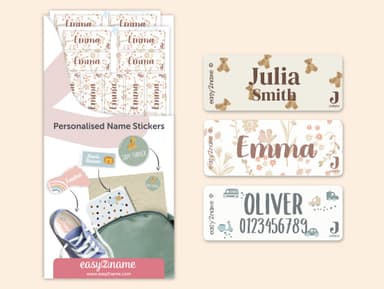 Large Name Stickers - Jollein