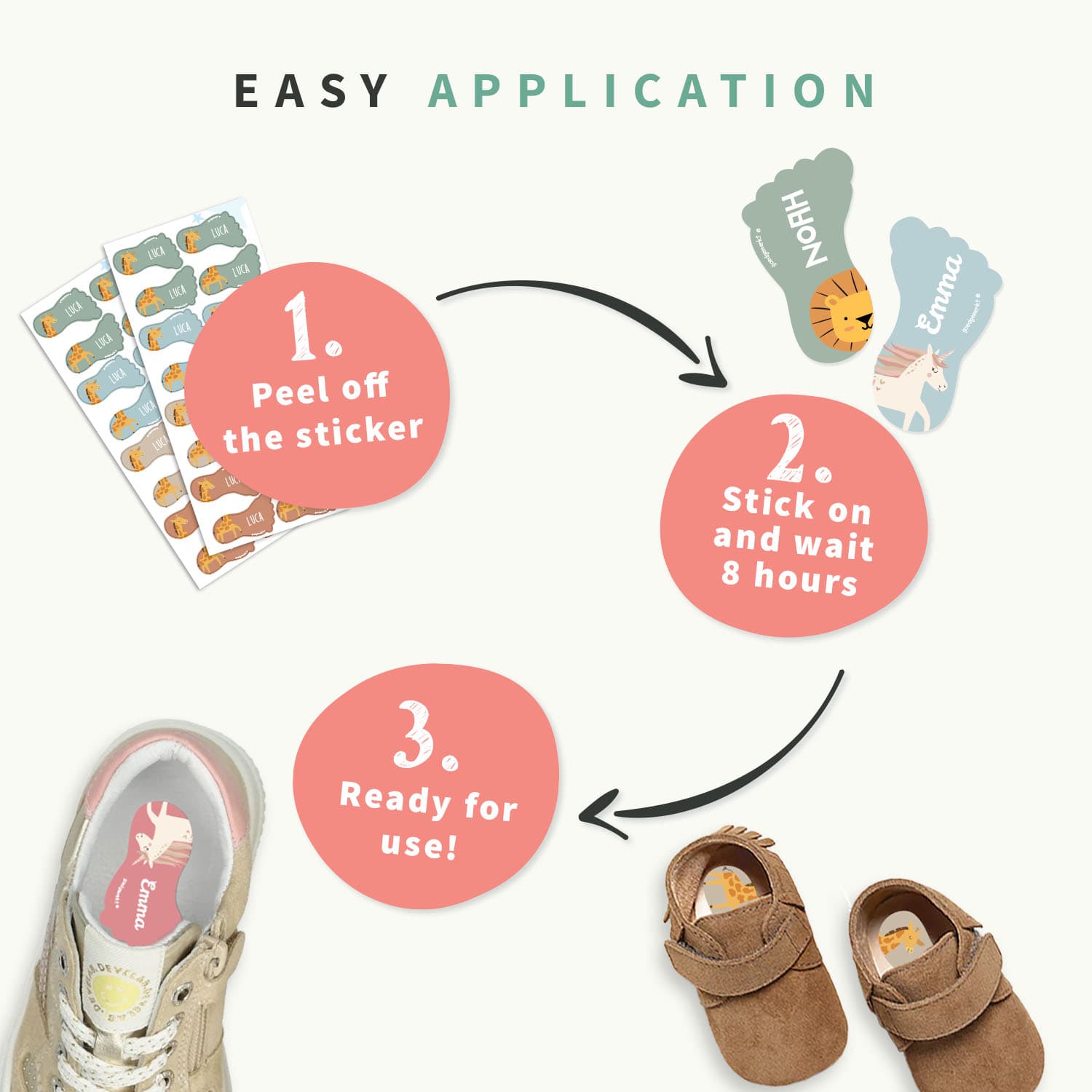 Themed Shoe Labels
