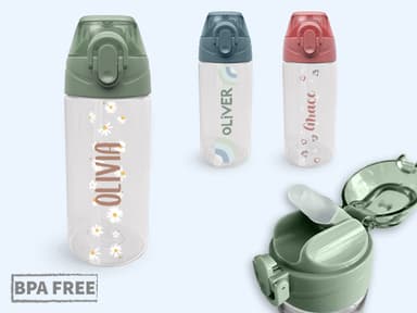Water Bottle with Name and Design