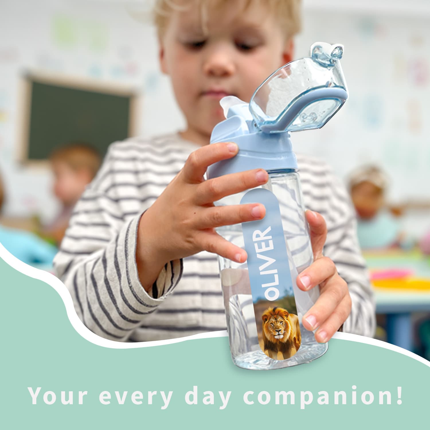 Drinking Bottle With Name - Real World
