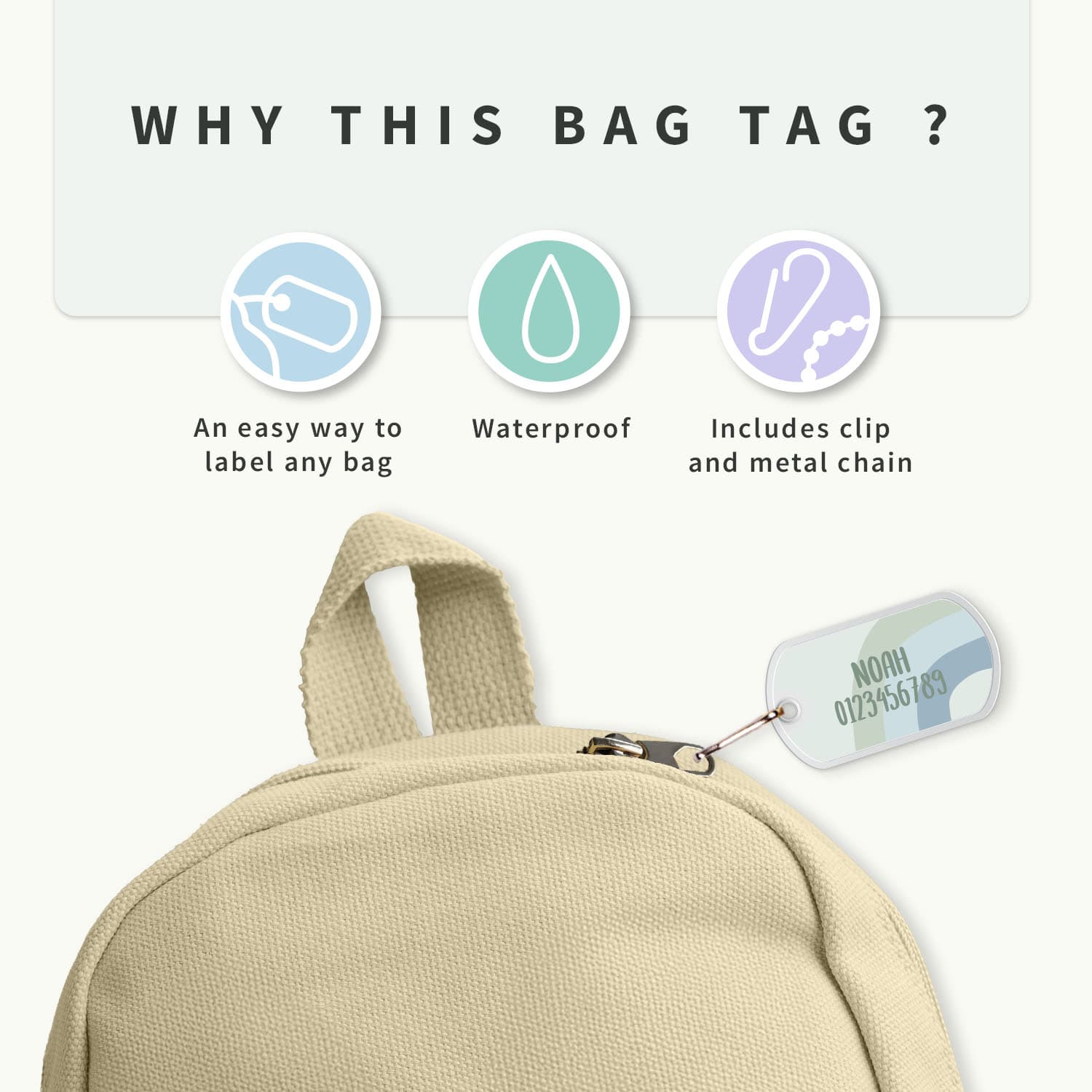 Personalised Bag Tag