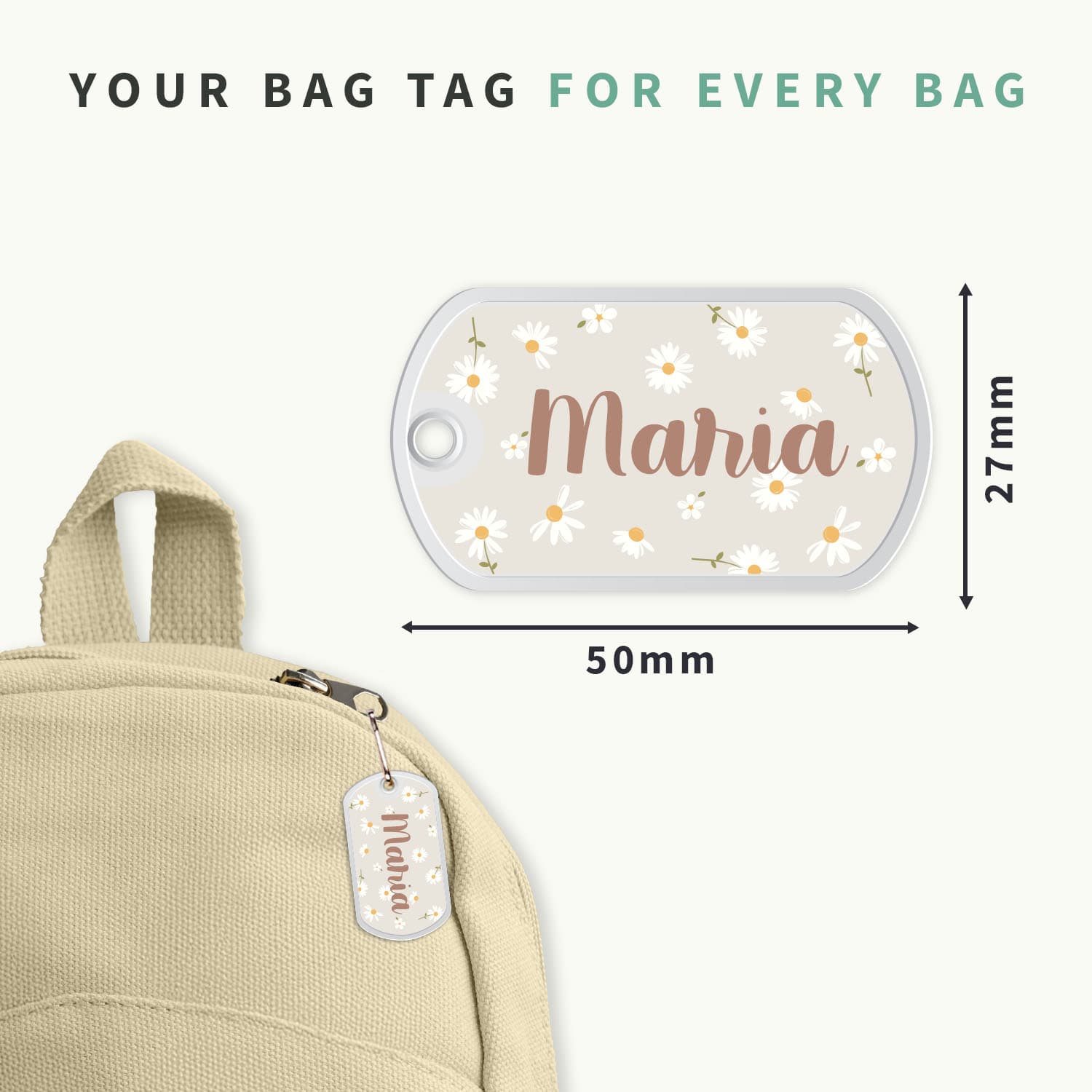 Personalised Bag Tag