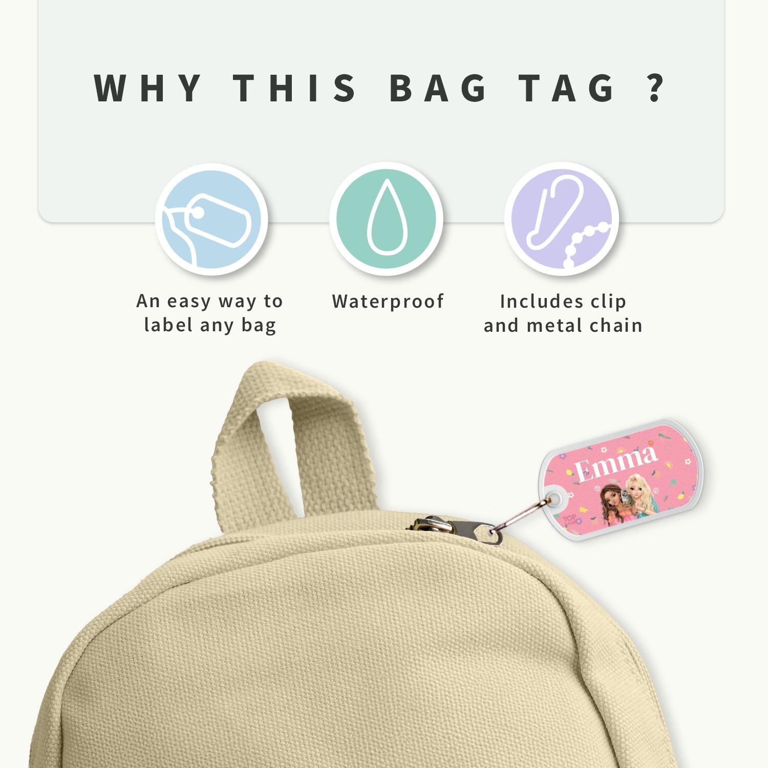 TOPModel Bag Tag