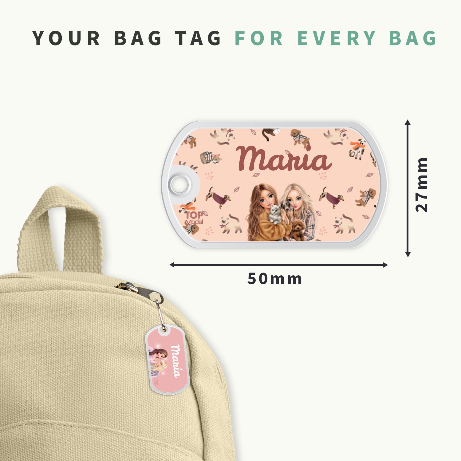 TOPModel Bag Tag