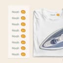 Range of Iron-on Name Labels for Clothing