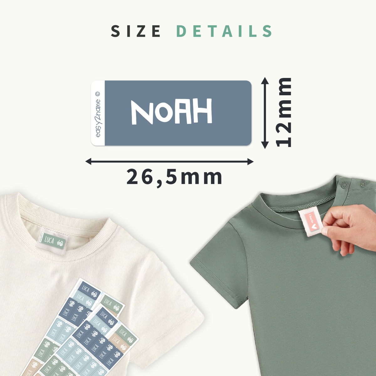 Clothing Stickers - Multi Colour