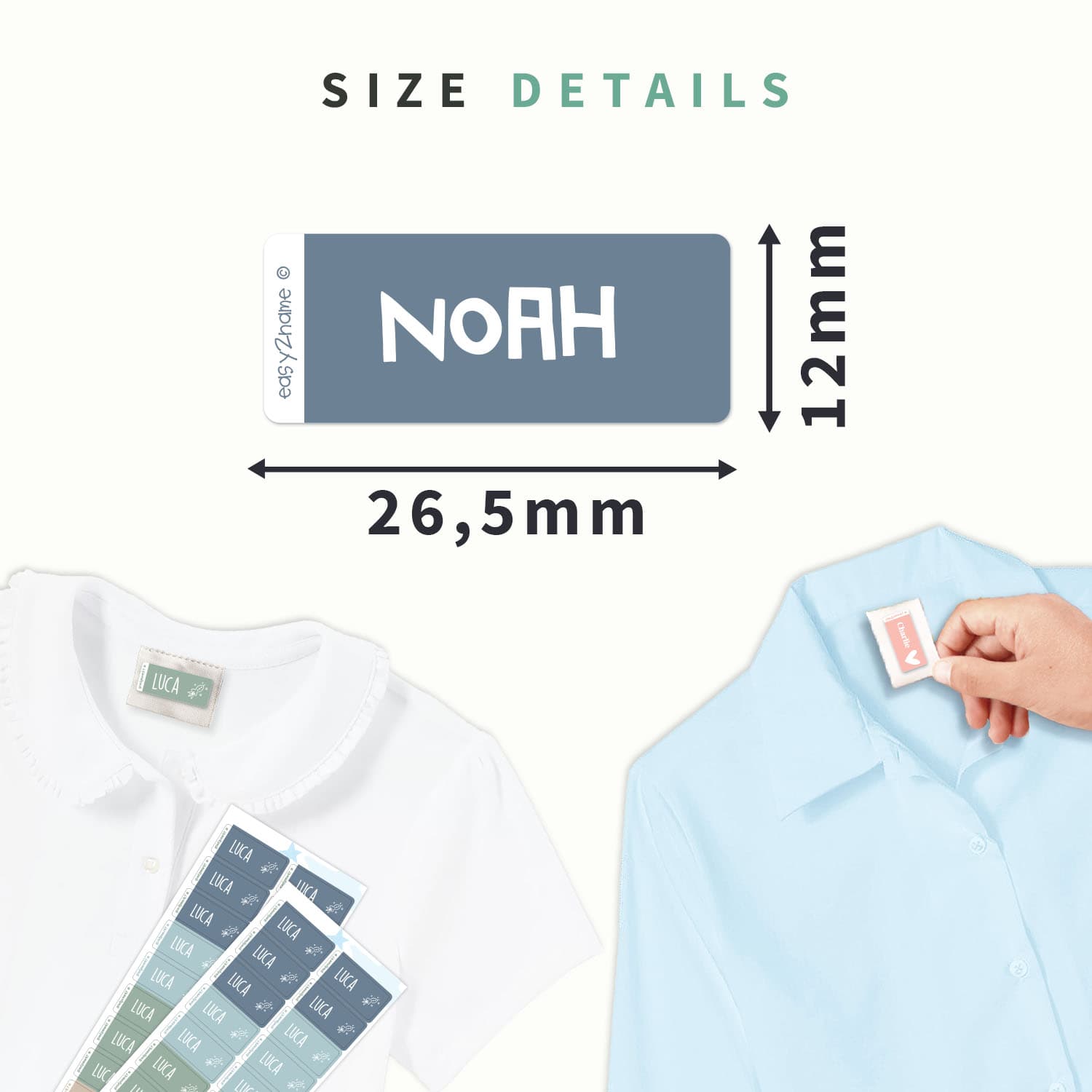 Clothing Stickers - Multi Colour
