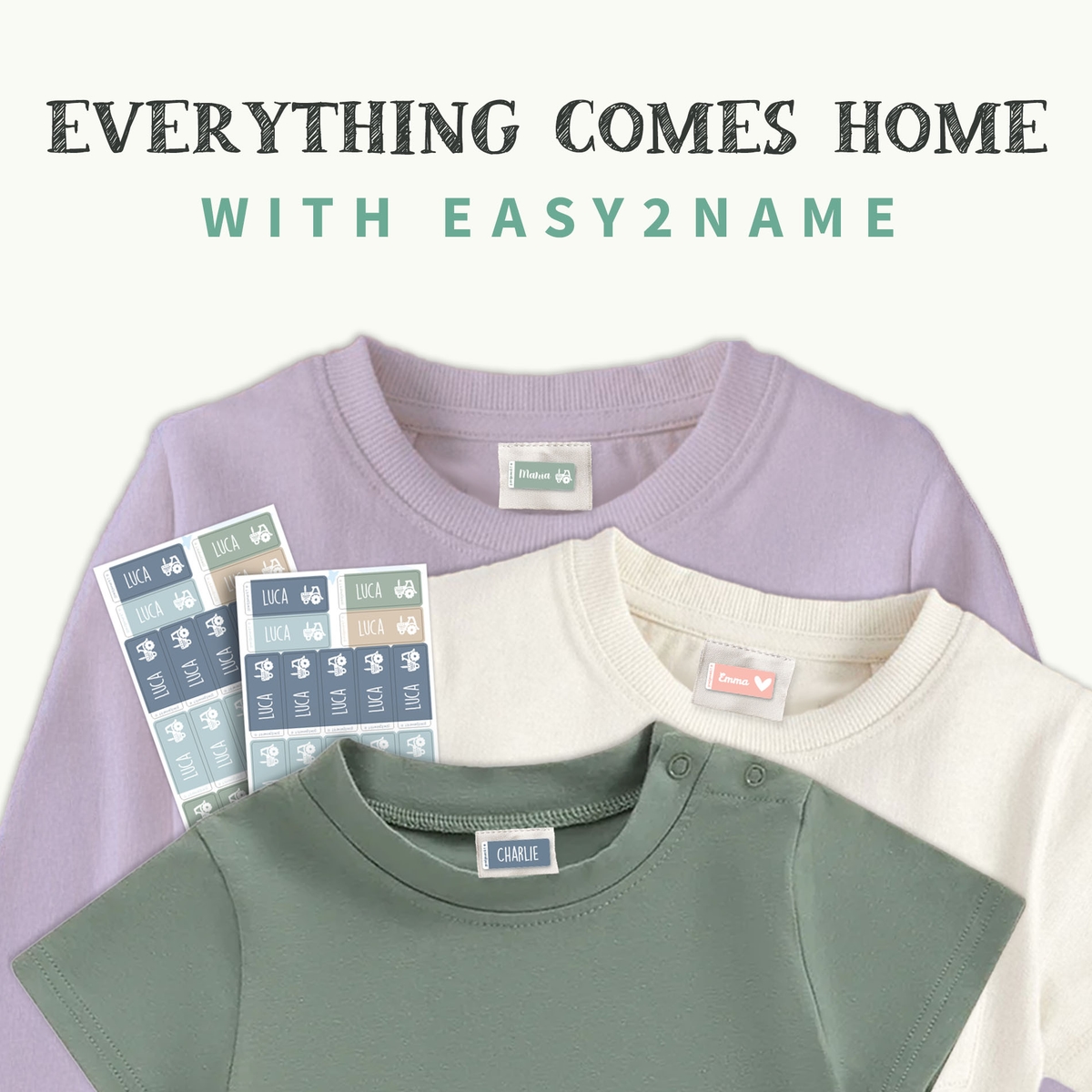 Clothing Stickers - Multi Colour