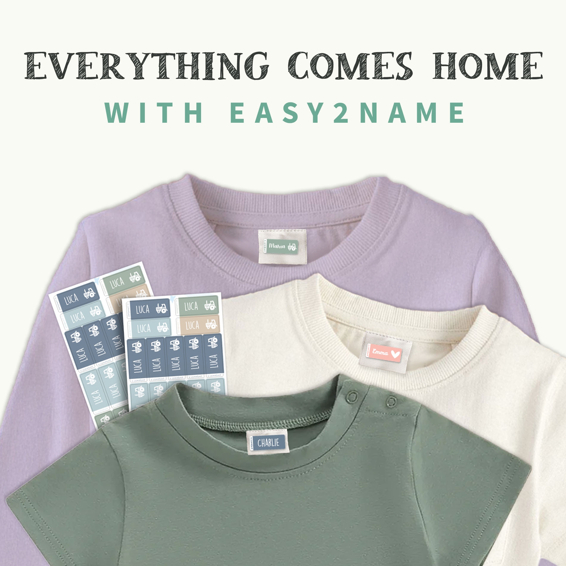 Clothing Stickers - Multi Colour