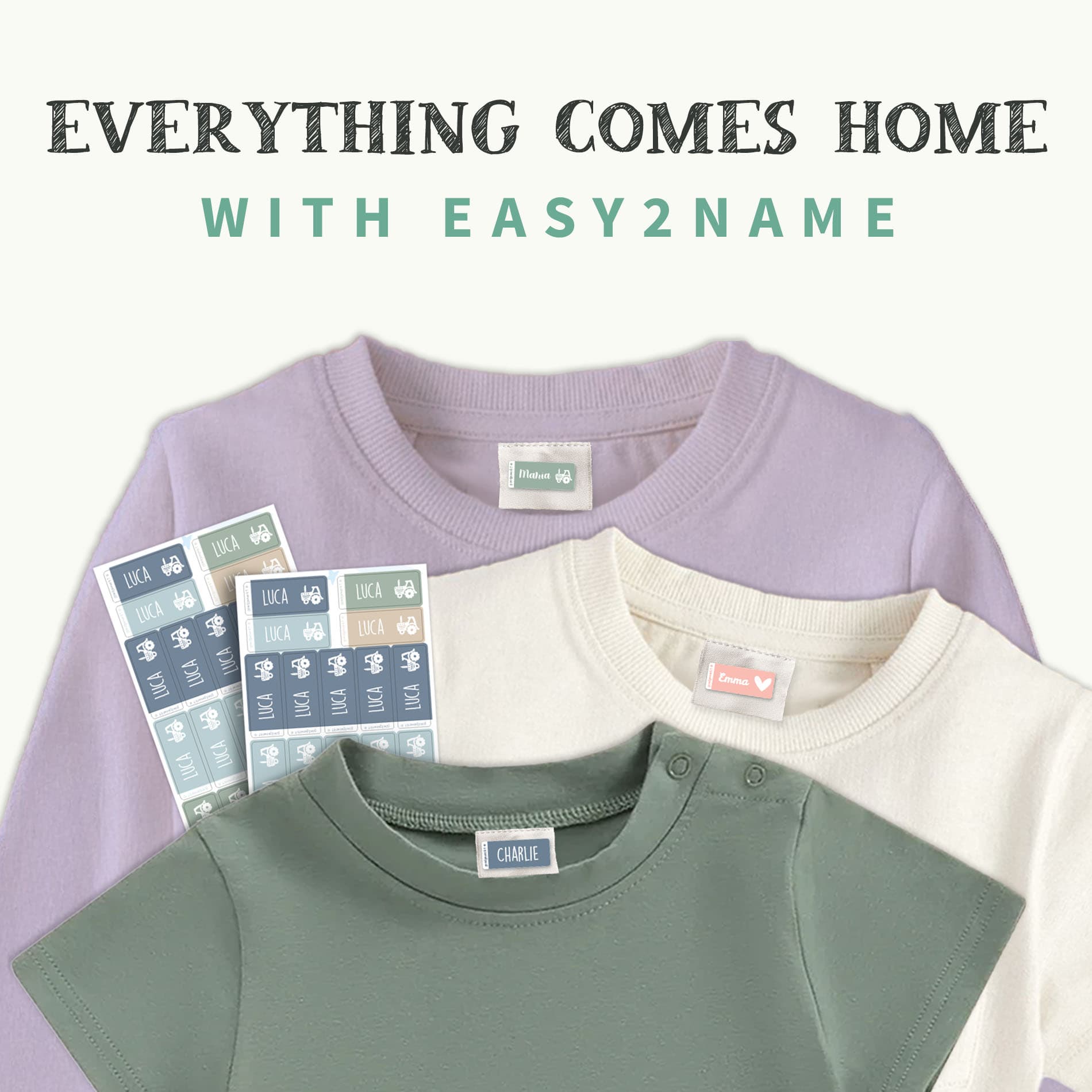 Clothing Stickers - Multi Colour