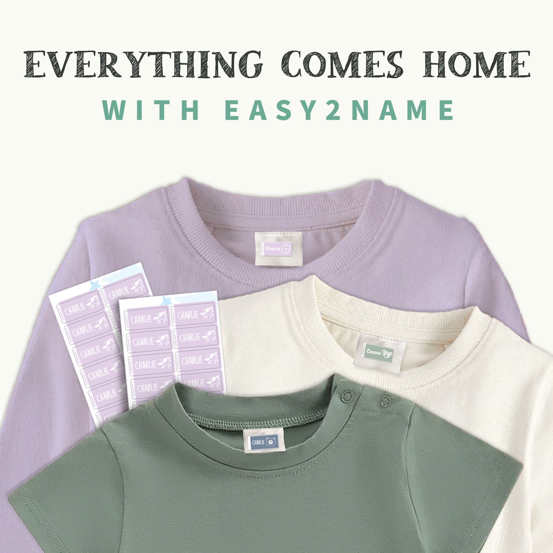 Clothing Stickers - One Colour