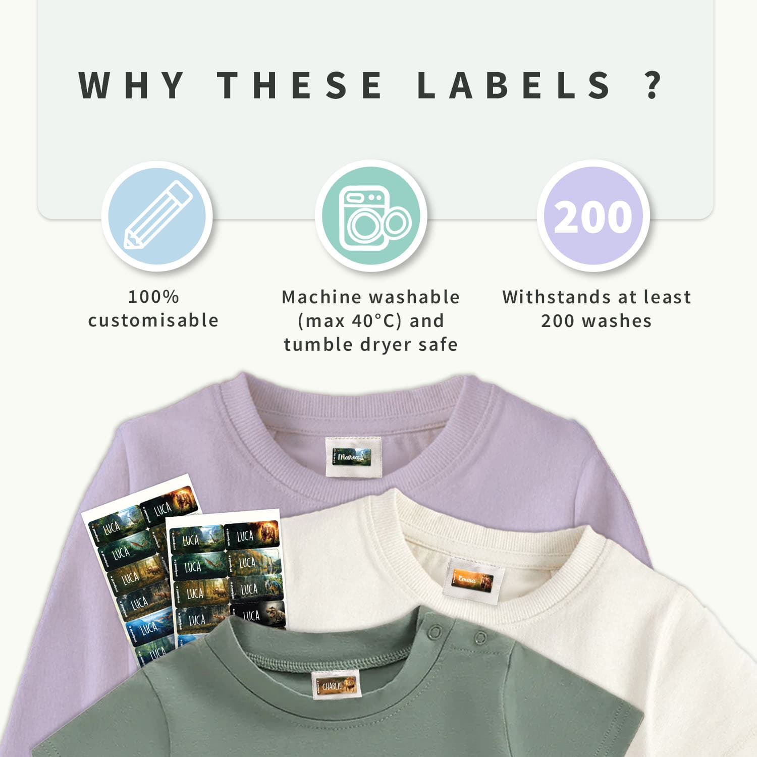 Clothing Stickers - Real World