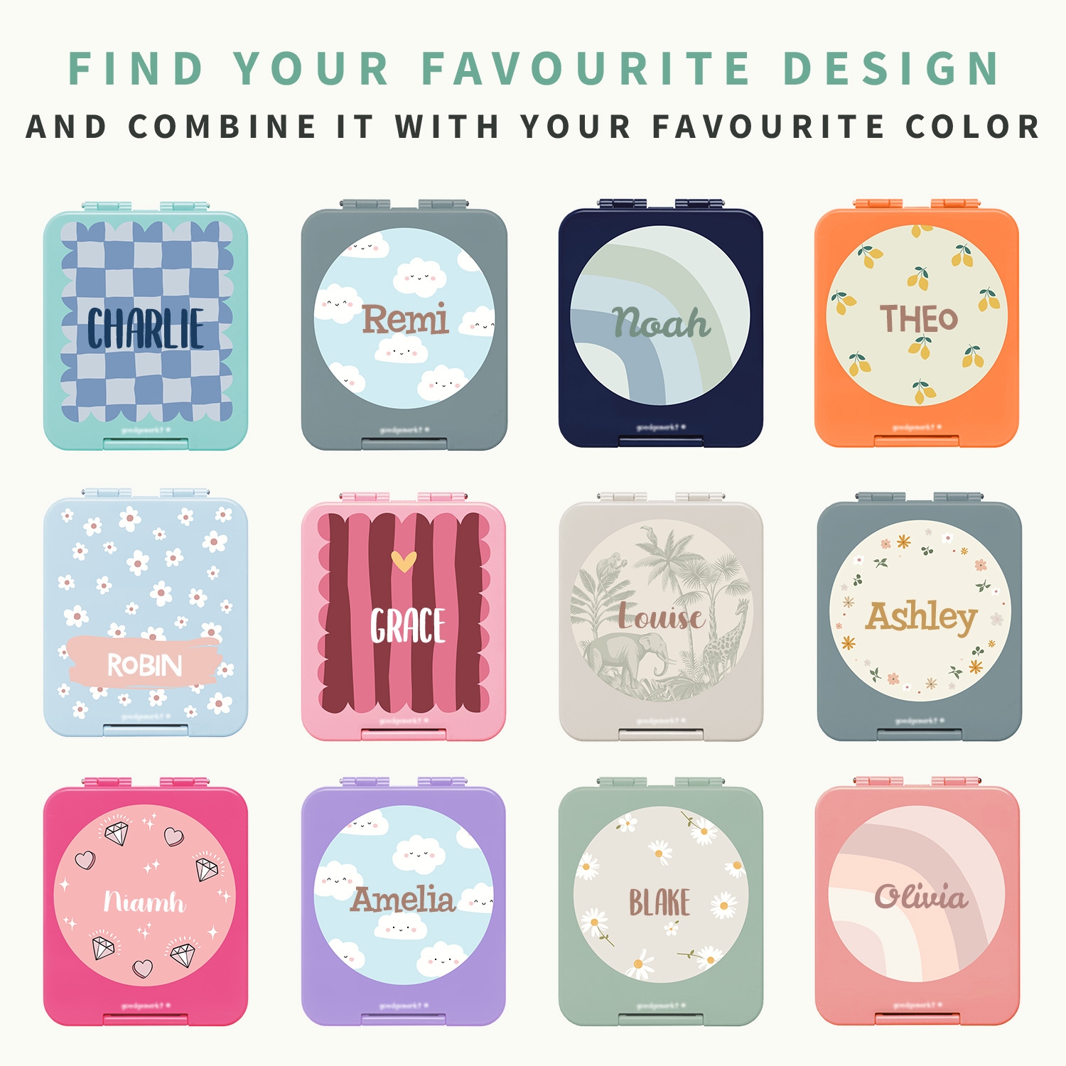 Lunchbox with Name and Design