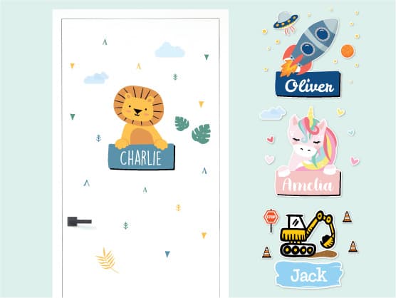 Theme Door Stickers