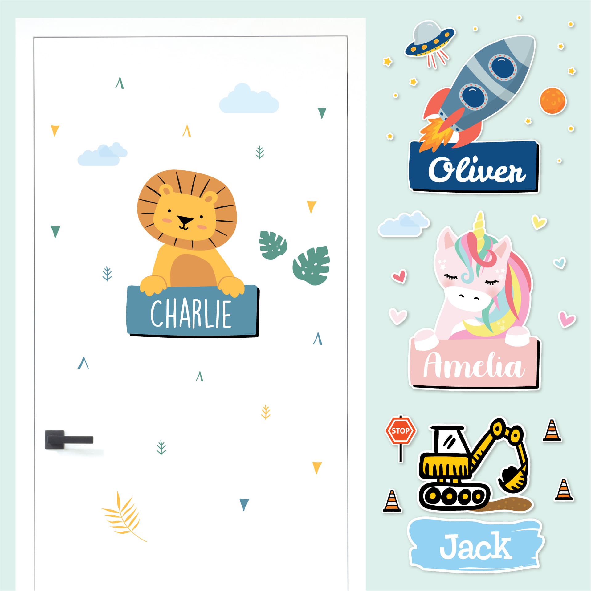 Theme Door Stickers