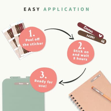 Mini Name Stickers – Multicolour