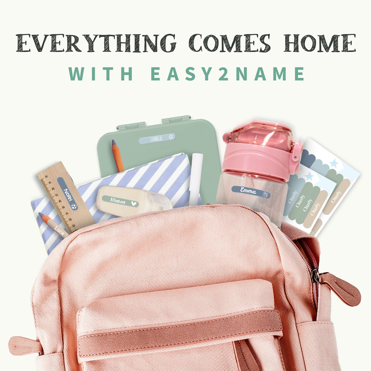 Mini Name Stickers – Multicolour