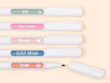 Small Name Labels – One Colour