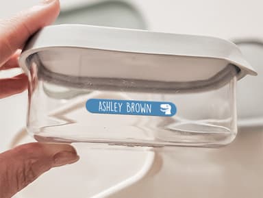 Small Stick On Name Labels (for equipment) – multicolour