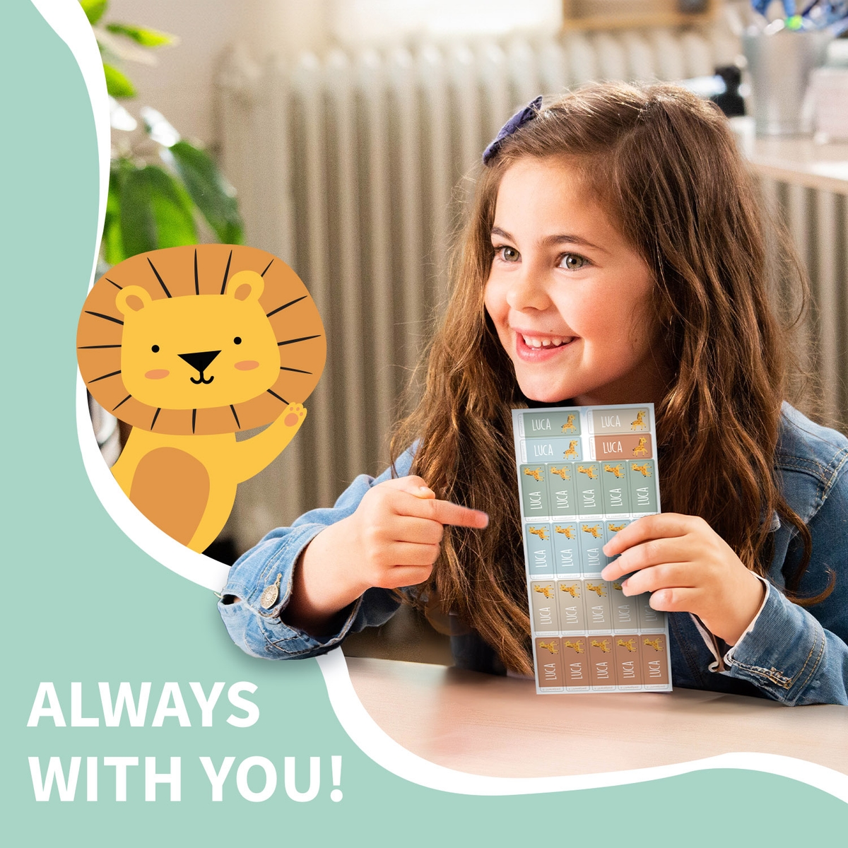 Small Name Stickers - Theme