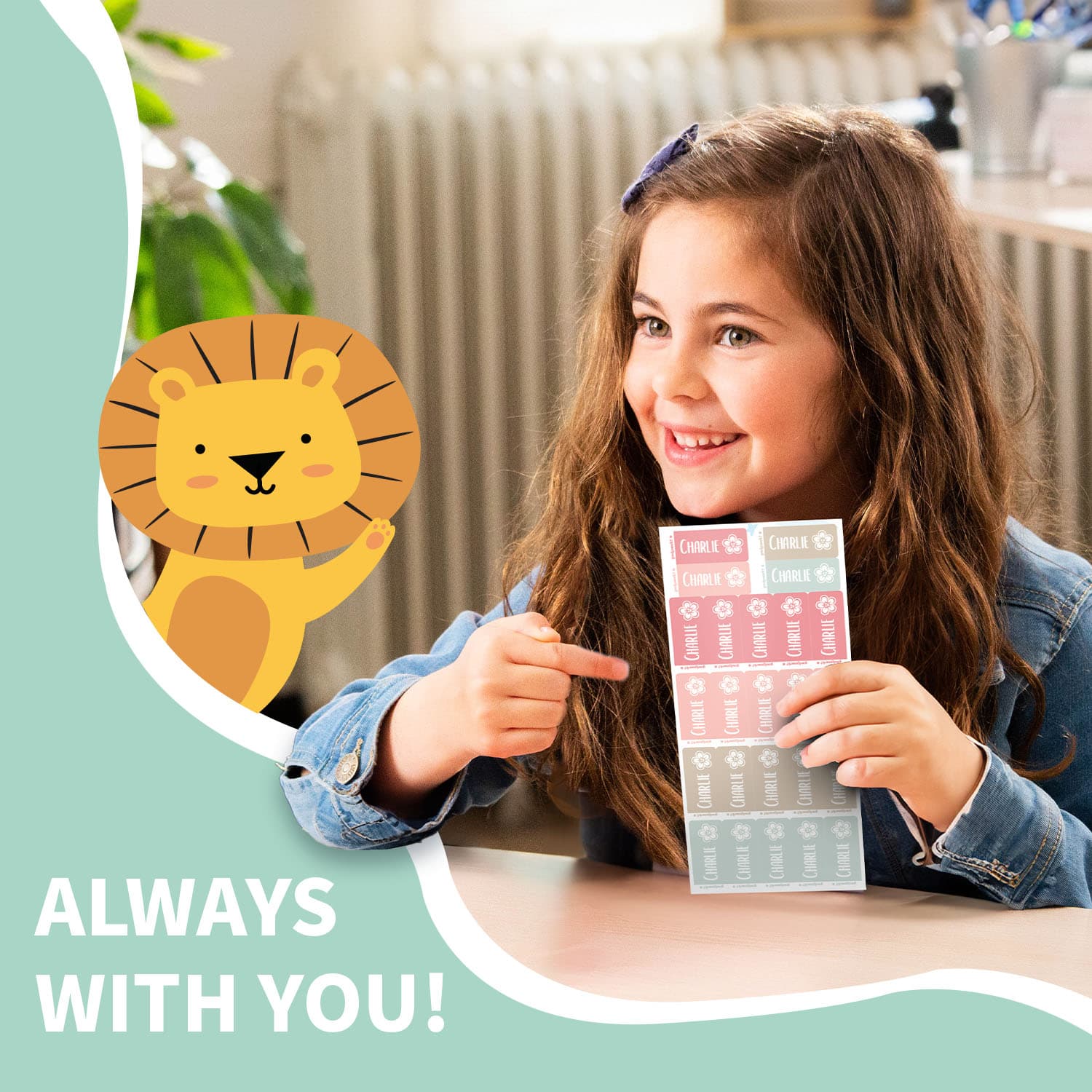 Small Name Stickers – Multicolour