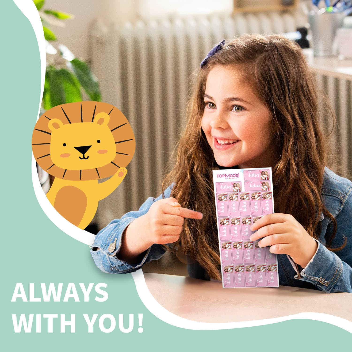 Small Name Stickers - Topmodel