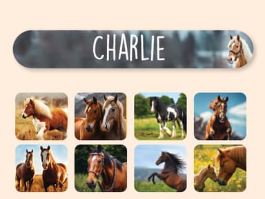 Mini Realistic Name Stickers