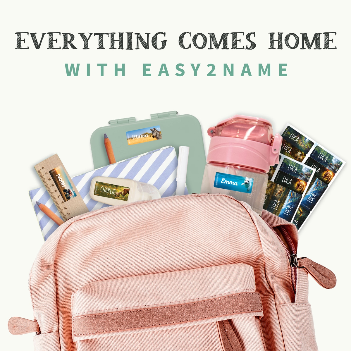 Small Name Stickers - Real World