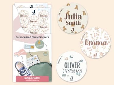 Round Name Stickers - Jollein