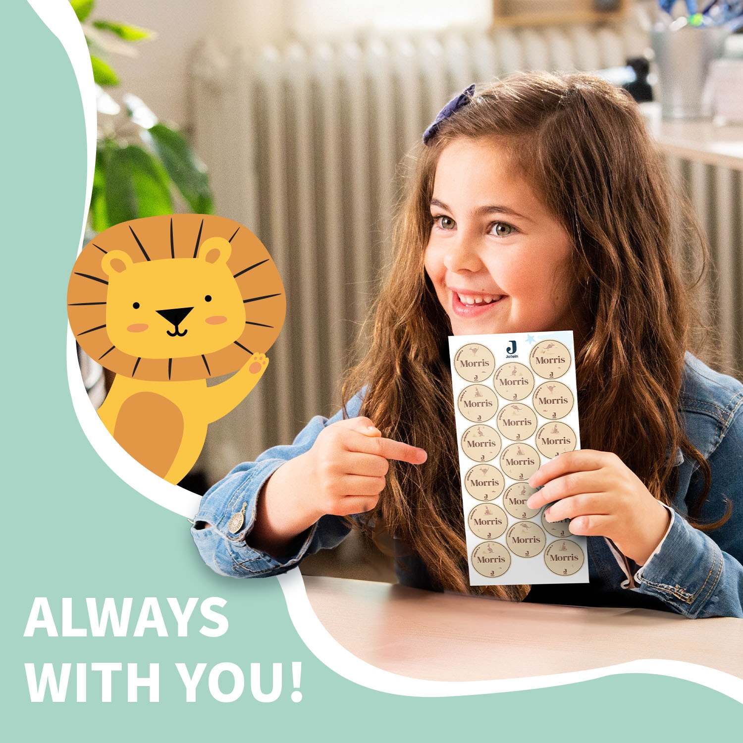 Round Name Stickers - Jollein