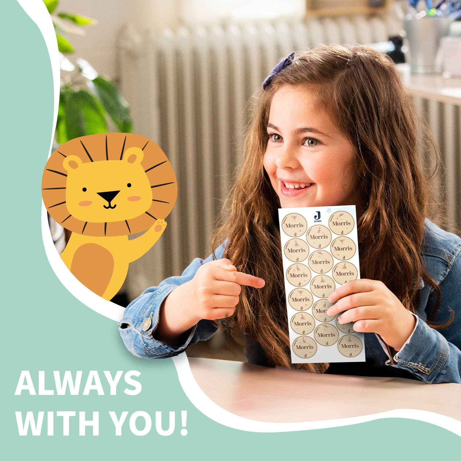 Round Name Stickers - Jollein