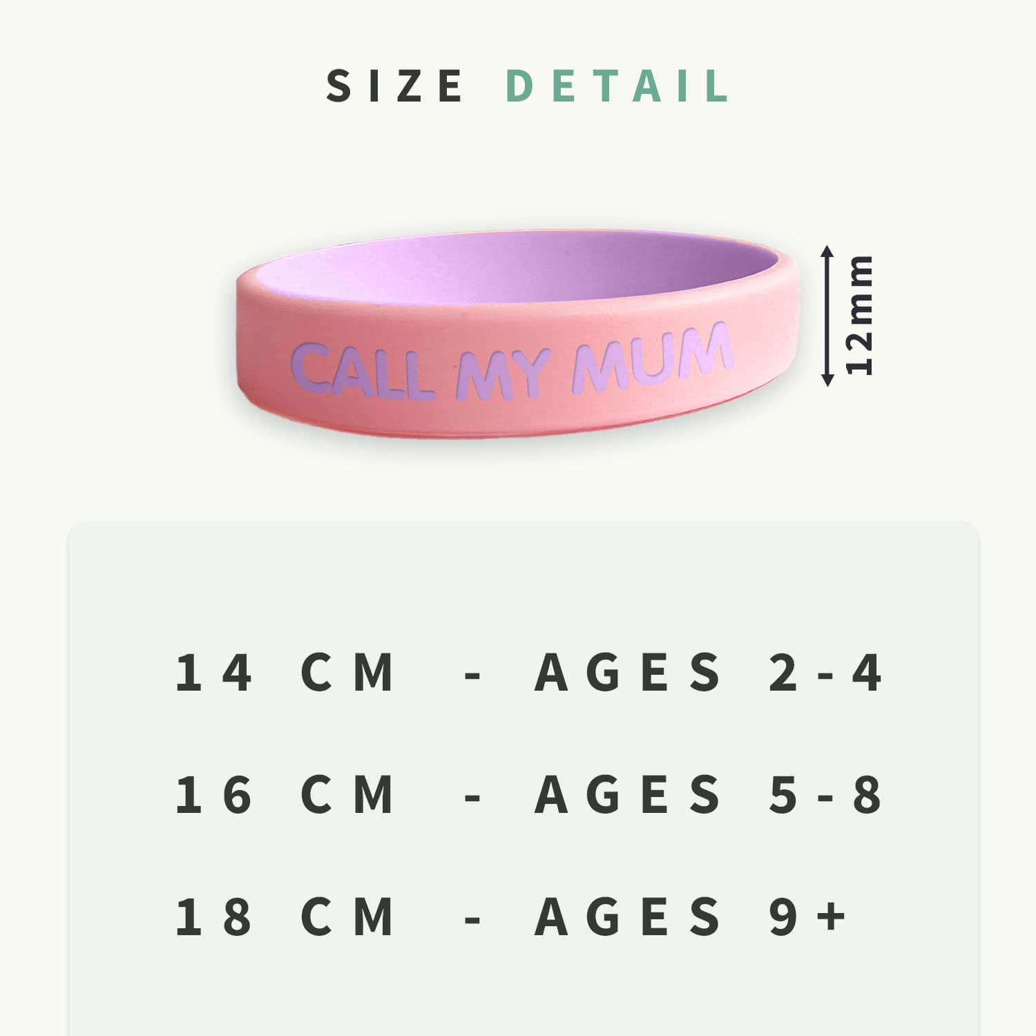 SOS Wristband for Children – Two-Tone