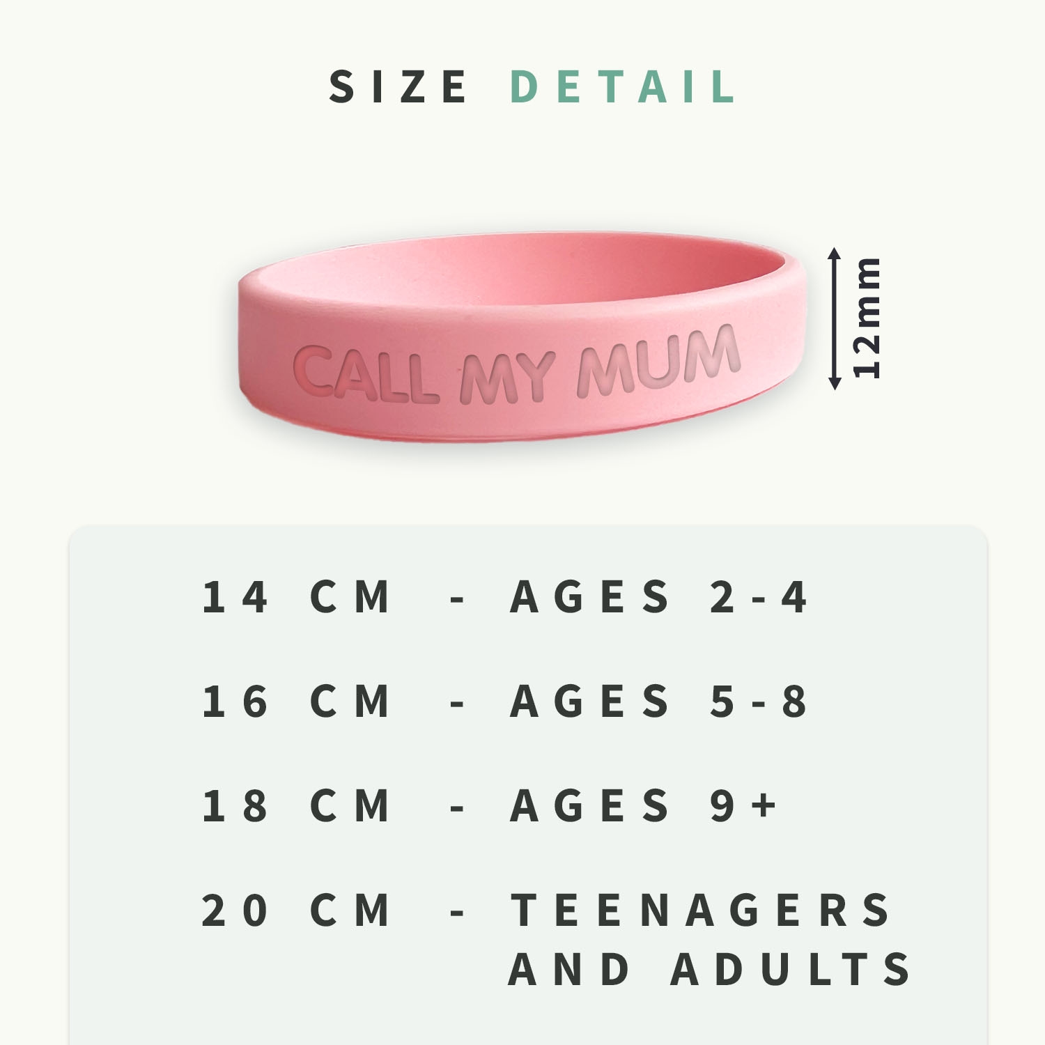Duo Pack SOS Personalised Wristbands