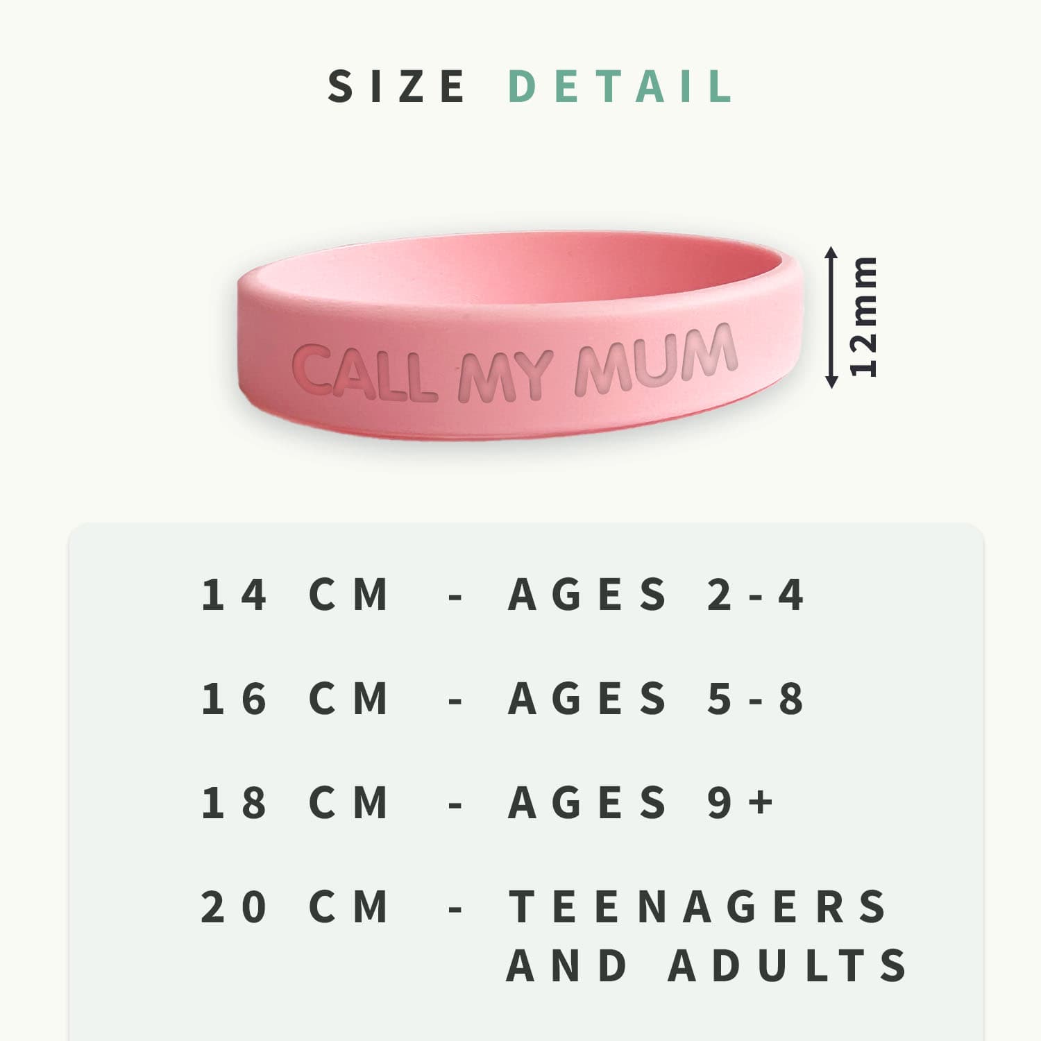 Duo Pack SOS Personalised Wristbands