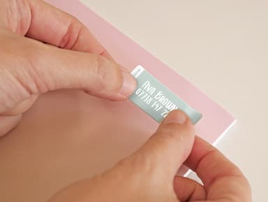 Large Stick On Name Labels (for Equipment) – multicolour