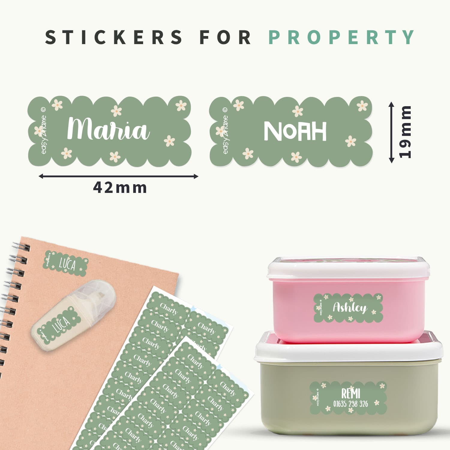 Wave Name Stickers - Design