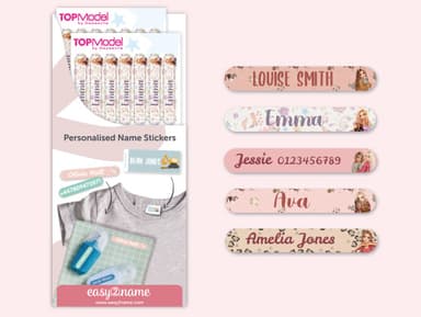 Small Name Labels - Topmodel
