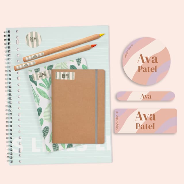 Equipment Name Sticker Value Set - Design