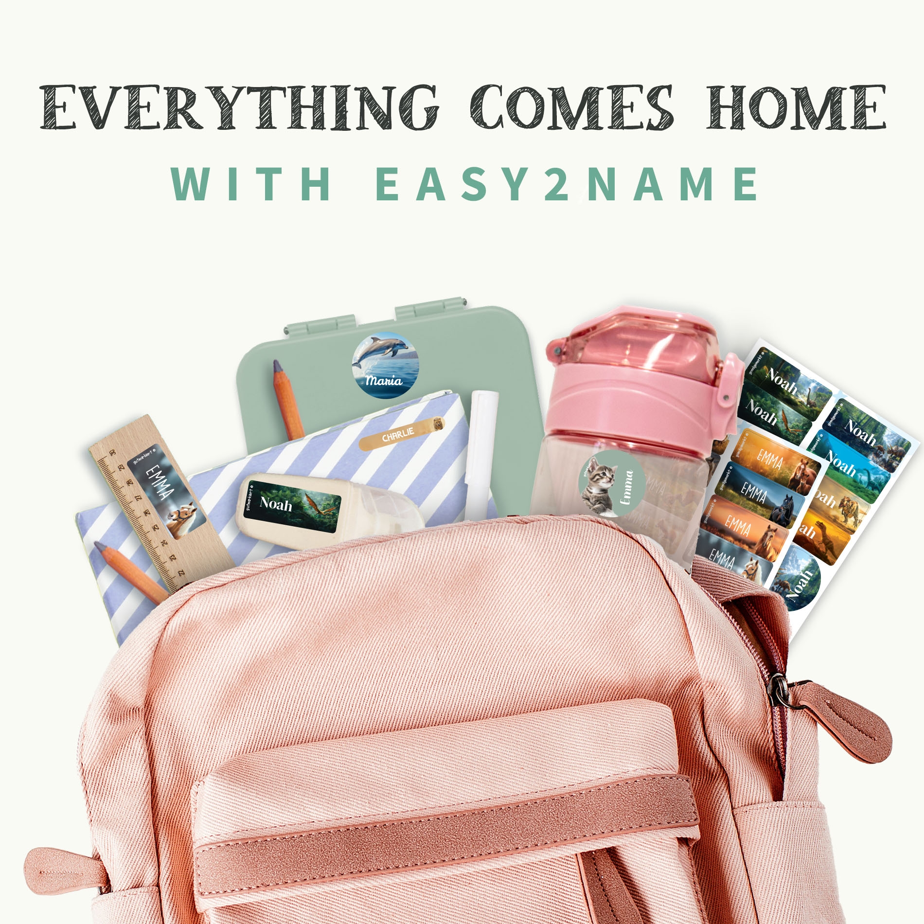 Name Sticker Value Set - Real World