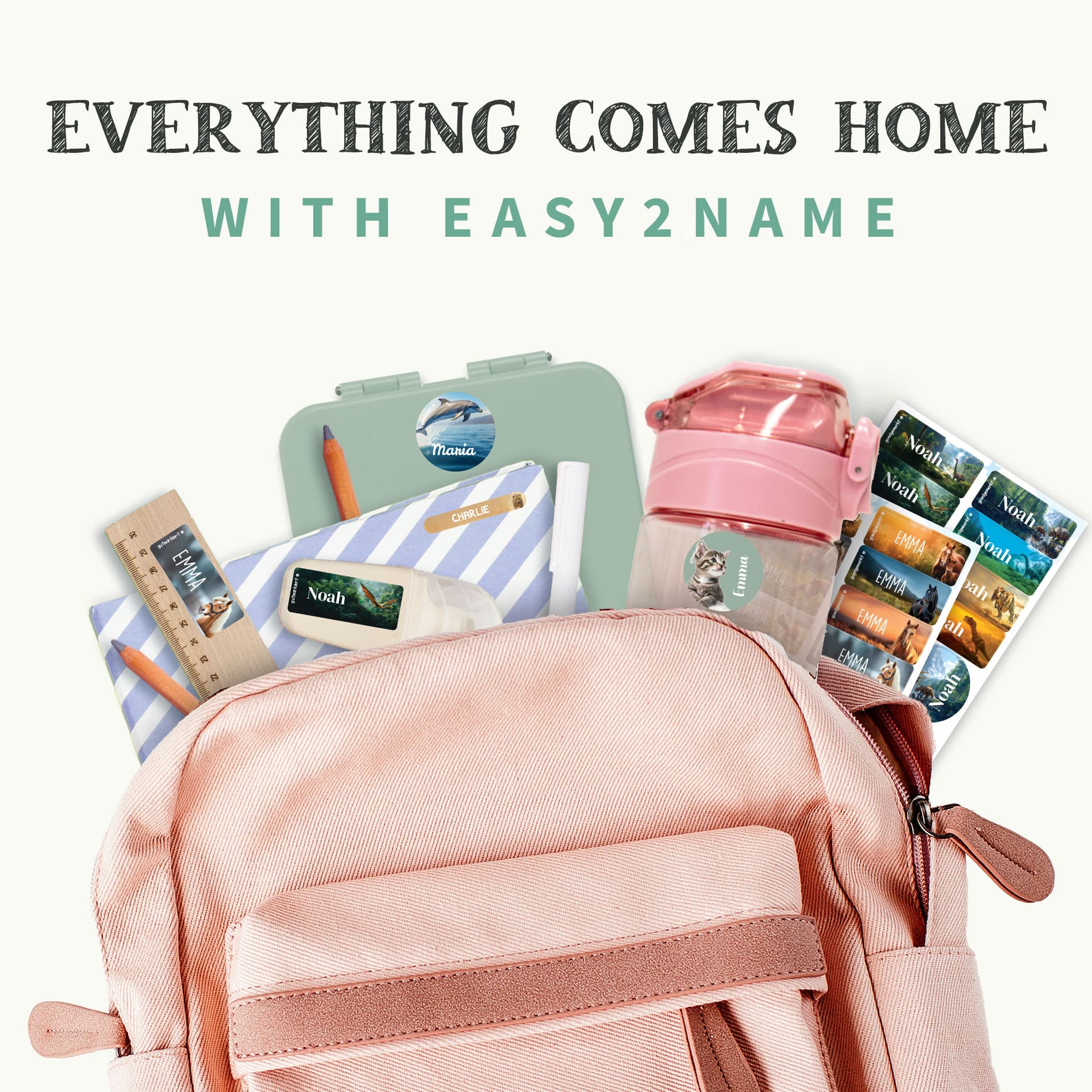 Name Sticker Value Set - Real World