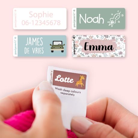 Assortiment kledingstickers van Goedgemerkt