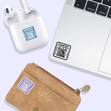 QR Name Stickers